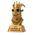thumbnail image 1 of Trofeo Goutoports Goat Winner Award, 15 cm, hecho a mano en resina, 1 of 9