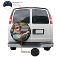 thumbnail image 4 of KAKALAD Funny Dog Driving A Car 03 Spare Tire Cover Universal Vehicle Accessories Buckle Car Tools 17”in, 4 of 6