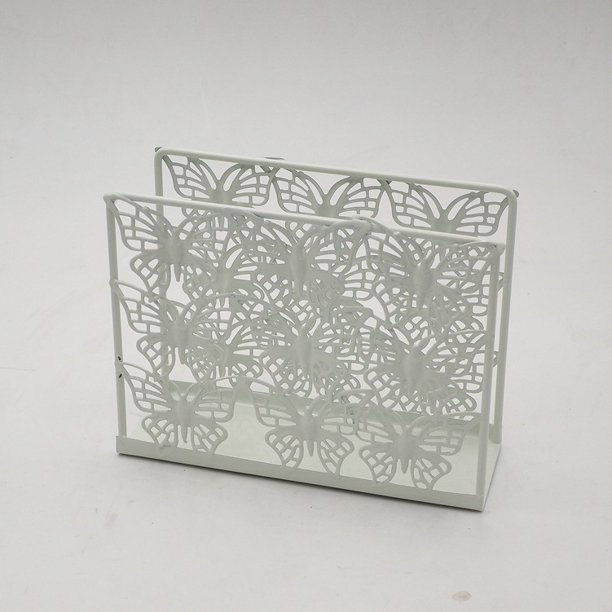 ZHAOCHENG D Colorido Mariposa Creativo Soporte de escritorio soporte servilletas de papel suministros hotel restaurante herrajes clip para servilletas café clip para servilletas de papel