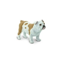 Safari Ltd. Bulldog Figurine - Lifelike 2.25" Model Figure - Educational Toy for Boys, Girls, and Kids Ages 3 