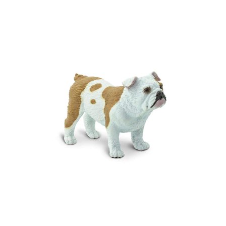 Safari Ltd. Bulldog Figurine - Lifelike 2.25" Model Figure - Educational Toy for Boys, Girls, and Kids Ages 3 