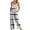 White jumpsuits for women, variant on Dianli Jumpsuits for Women Casual Pocket Loose Pleated Wide Leg Button Strap Jumpsuits Overalls Summer Formal Striped Print Square Neck Sleeveless Long Rompers Black XXL
