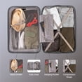 thumbnail image 4 of Jetstream Southbound 24 Inch Hardside Medium Checked Luggage, Rolling Travel Suitcase with Spinner Wheels, 4 of 11