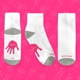 thumbnail image 2 of 3 Pack Calcetines Niña Gris C/Rosa Neón - Million Hands, 2 of 2