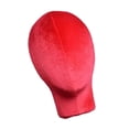 thumbnail image 3 of Modelo de Maniquí Cabeza de Peluca Soporte de Sombrero Peluca Cortada para Práctica de Peluquería - Rojo Sunnimix  Cabeza de maniquí de espuma, 3 of 8