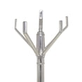 thumbnail image 5 of DecMode 15" x 69" Silver Aluminum Coat Rack, 1-Piece, 5 of 8