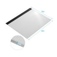 thumbnail image 3 of LED A3 Light Panel Graphic Tablet Light Pad Digital Tablet Copyboard with 3-level Dimmable Brightness for Tracing Drawing Copying Viewing Diamond Jewel Paint Supplies, 3 of 7