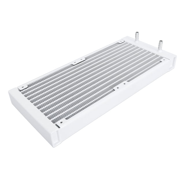 Water Cooling Radiator, 12 Pipe Aluminum Alloy Heat Dissipation Computer Heat Exchanger Radiator for 6 to 7mm Soft Hose