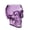 Purple, variant on KGJQ Gothic Skull Wall Vase, Tabletop or Wall Mounted Flower Vase, Translucent Skull Vase for Dark Home Decor, Unique Macabre Aesthetic Gift