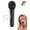 Black, variant on Microphone Shaped Creative Showerhead, High Pressure Handheld Shower Head with On Off Switch, Funny Bathroom Shower Sprayer for Kids Adults Pet Washing Bathroom Accessories Gift Idea