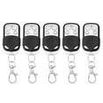 thumbnail image 1 of 5pcs 433MHz Contrôle de Contrôle 4 Boutons Portail Ouvre-Porte de Garage Duplicateur à Distance, 1 of 9