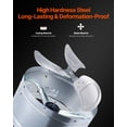 thumbnail image 4 of VEVOR Gable Mount Fan, 15 Inch Attic Exhaust Fan with Adjustable Thermostat & Outer Mesh, 1300 CFM House Ventilator Cools Up to 1850 Sq.Ft, Quiet Ventilation for Roof, Garage & Shop, Galvanized Color, 4 of 9
