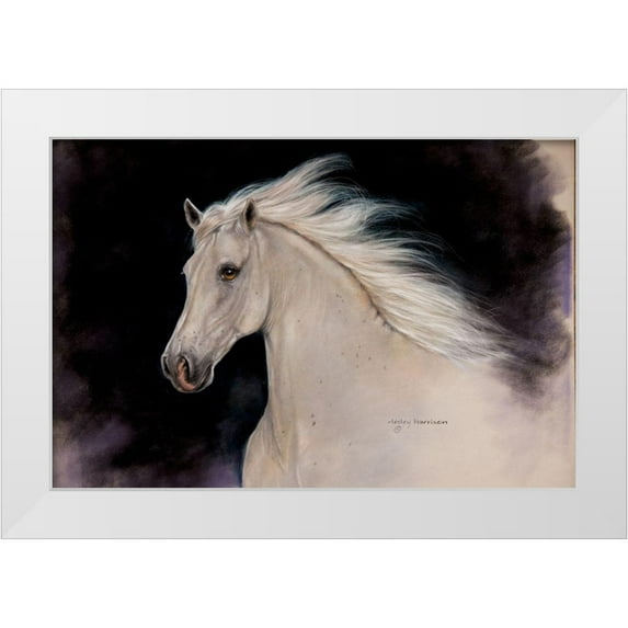 Harrison, Lesley 18x13 White Modern Wood Framed Museum Art Print Titled - Elegance