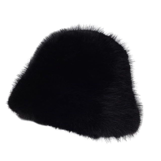 Sombrero de pescador para mujer, versátil, elegante y resistente al viento para climas fríos. Negro