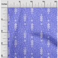thumbnail image 2 of oneOone Polyester Spandex Medium Purple Fabric Merry Christmas Diy Clothing Quilting Fabric Print Fabric By Yard 56 Inch Wide, 2 of 6
