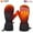 Black+Gray, variant on Electric Heated Mittens Rechargeable Winter Ski Gloves 2 Battery Pack for Men Women Keep Warm Heated Outdoor Sports Gloves