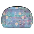 thumbnail image 7 of YFYANG 2 Piece Women's Portable Makeup Bags, Dreamy Vintage Snowflake Clutch Travel Toilet Bags Cosmetic Organizer, 7 of 7