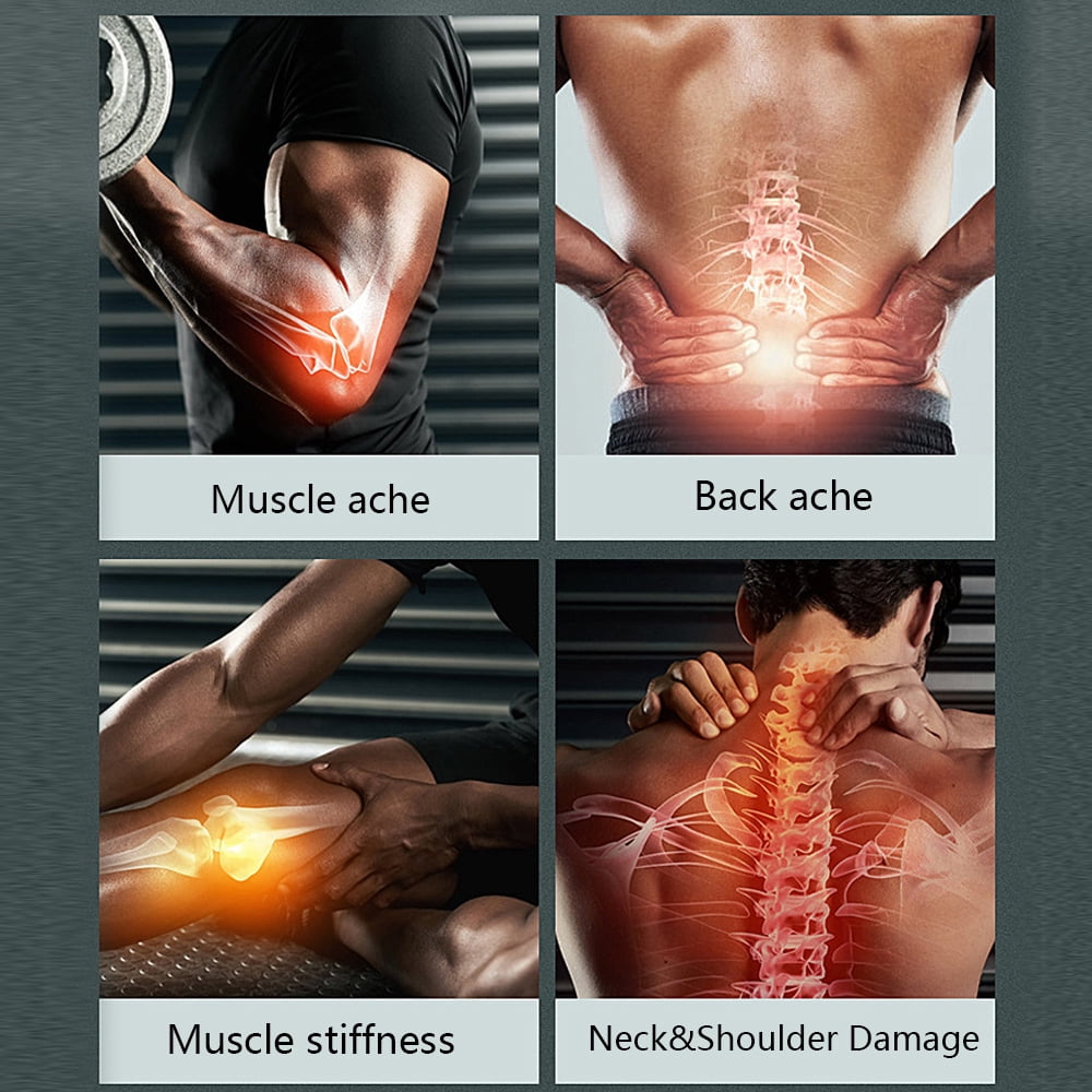 Amerteer Massage Gun 32 Files Deep Tissue Muscle Massager, Portable Handheld Percussion Massage Gun for Athletes Pain Relief, Professional Quiet Electric Muscle Massage Gun