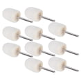 thumbnail image 2 of Buffing Head, Durable 10Pcs 0.6In Wool Grinding Head Easy To Carry And Store, Easy To Operate, Grinding Wheel, For Electronics Various Molds, 2 of 8