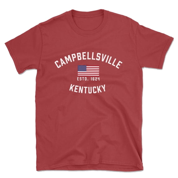 Campbellsville Kentucky Patriot Men's Cotton T-Shirt