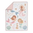 thumbnail image 4 of Sweet Jojo Designs Mermaids Pink Blue Orange 4 Piece Crib Bedding Set, 4 of 6