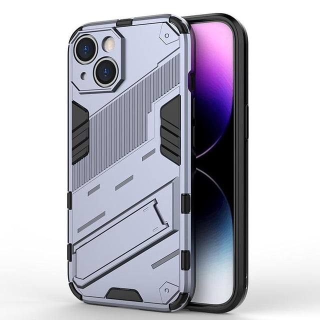 Funda para iPhone 15 Plus Protección A Prueba De Golpes Con Soporte De TPU Duradero Y Práctico
