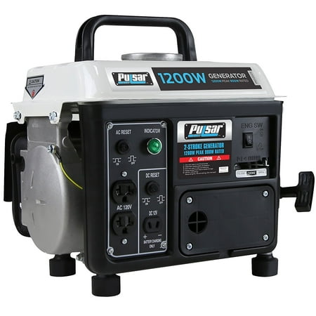 Pulsar PG1202s 1200W Peak 900W Rated Portable Gas-Powered (Best Rated Portable Generators)
