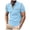 Blue, variant on Krdevn Mens Shirts - Men's Short Sleeve T Shirt Summer Casual Solid Holiday Shirts Tops,Mens Fall Shirts,Color:Grey,Size:L