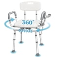 thumbnail image 1 of Silla de Ducha Giratoria Agrish para 204 kg con Brazos y Respaldo, 1 of 8