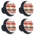 thumbnail image 2 of 4 Pcs Tribe Knobs for Kitchen Cabinet Cupboard Dresser Bookcase Drawer Pulls Handles Round Home Decor, 2 of 8