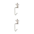 thumbnail image 3 of Cateissary Colgador de calcetines de Navidad, gancho de chimenea de Navidad con temática de Metal, soporte de pulido de chapado de escritorio Type3 NO3, 3 of 6