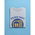 thumbnail image 3 of Golden Toast Warriors #11 Men Athletic Heather T-Shirt, Male Medium, 3 of 4