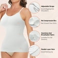 thumbnail image 4 of FITVALEN Women's Shapewear Cami Tummy Control Compression Tank Tops Adjustable Straps Body Shaper Camisoles, 4 of 6