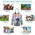 thumbnail image 5 of Uemuo Mist Sunflower Skull Pattern Hooded Sweatshirt for Youth Pullover with Kangaroo Pocket Trendy youth sweatshirt Casual Hoodie for Boys and Girls-Medium, 5 of 6