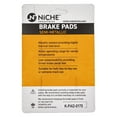 thumbnail image 6 of Niche Complete Semi-Metallic Brake Pad Set for Yamaha FZ6 MK1007831, 6 of 9