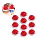 thumbnail image 2 of Naiovety 10 unids Mini Sombrero de Santa para Copas de Champán Altavoz Bluetooth Decoración Tela de Terciopelo Encantador Mini Sombreros de Navidad Kits de decoración para fiestas Naiovety HA017504-00, 2 of 6