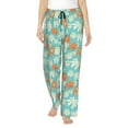 thumbnail image 2 of Kdxio Women's Comfy Stretch Cute Sloth on Floral TreePrint Drawstring Pajama Pants-Medium, 2 of 9