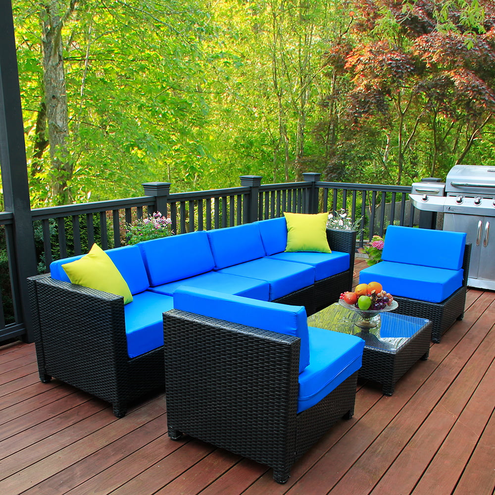 Mcombo Aluminum Outdoor Patio Furniture Sectional Set ...