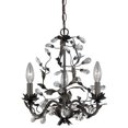 thumbnail image 1 of Vaxcel International H0149 Treillis 3L Mini Lustre - Bronze Architectural, 1 of 2