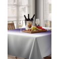 thumbnail image 6 of Gray Purple Table Cloth, Modern Gradient Geometric Waterproof Tablecloth for Rectangle Tables, Reusable Washable Fabric Table Cover for Restaurant Kitchen Dining Tables 52"x70", 6 of 6