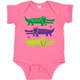 thumbnail image 3 of Inktastic Mardi Gras Holiday Alligators Boys or Girls Baby Bodysuit, 3 of 5