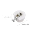 thumbnail image 3 of YSNOOWE 100 Pcs Durable Furniture Connection Kit Furniture Connector Plastic White for Cabinets, 3 of 4