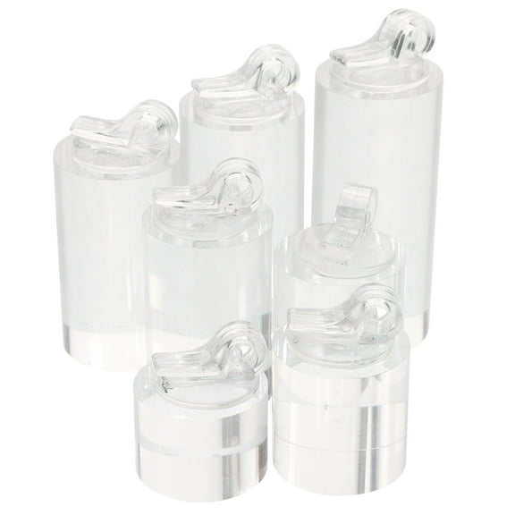 GARVALON Jewelry Rack Jewelry Display Rack Black 7pcs Design