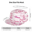 thumbnail image 5 of Goofa Breast Cancer Pink Ribbons Awareness (2) Printed Men's Baseball Cap,Straight Brim Hat,Golf Dad Hat,Versatile Style,Sun Protection Cap,Travel Hat, 5 of 9