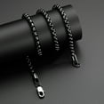 thumbnail image 2 of Turandoss Birthday Gifts for Boyfriend Box Chain Necklace for Men Cuban Link Sturdy Jewelry Trendy Stainless Steel Teacher Appreciation Graduation Fathers Day Gifts for Him Her Men Son Dad Boys Girls, 2 of 7