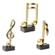 thumbnail image 2 of Música nota resina escultura mini mesa estatua interior pieza central ornamento piano amantes artesanía cumpleaños arte decoración 3 piezas Inevent HA010788-00B, 2 of 7