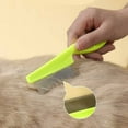 thumbnail image 2 of ACDANC 2Pcs Cat Brush,Abs Dog Hair Brush,Cat Brush for Shedding,Green,4X6", 2 of 5