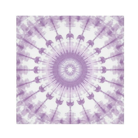 

Napkin Satin Napkin 20*20Inchx6 Kitchen Towel Dinner Plate Towel Decorative Towel Napkin Tea Towel Suitable For Kitchen Table Beautiful Purple Tie Dye