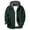 Army Green, variant on Mens Plaid Hooded Shirts Casual Button down Jackets Long Sleeve Fall Winter Fashion Coat with Pocket