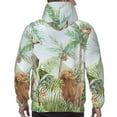 thumbnail image 7 of Salouo Watercolor African Animals Wildlife Pattern Men's Fall Hoodie Sweatshirt,Sport Hoodie with Pockets for Men Pullover Casual Hooded Sweatshirt-XX-Large, 7 of 7